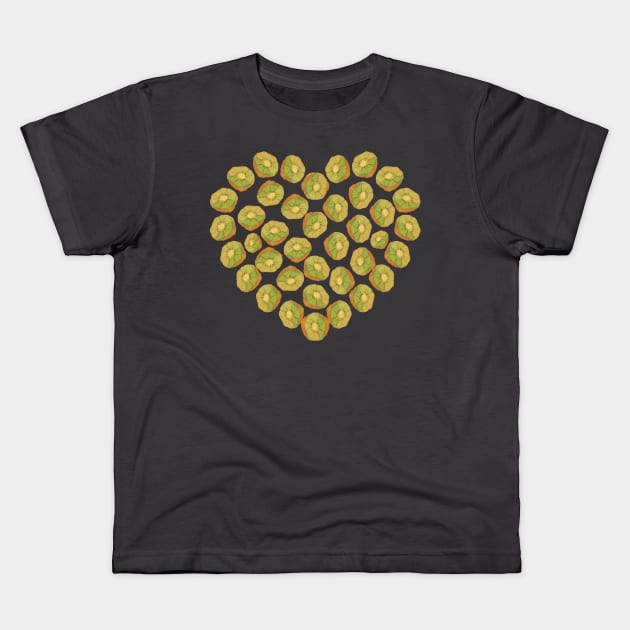 I love kiwi Kids T-Shirt by Oricca